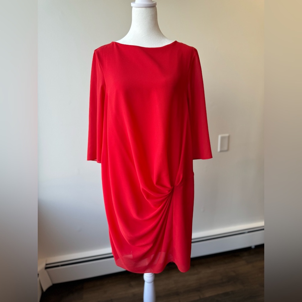 SOLD / Zara Basic Red Dress Medium